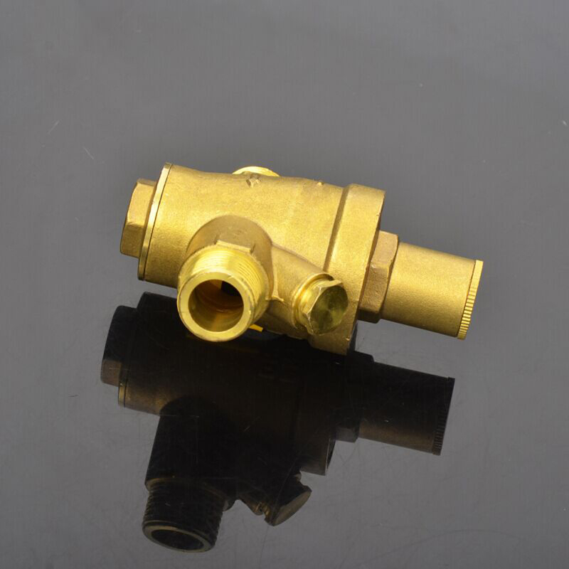 家用自来水减压阀热水器净水器稳压阀双外丝减压阀4分可调式DN15