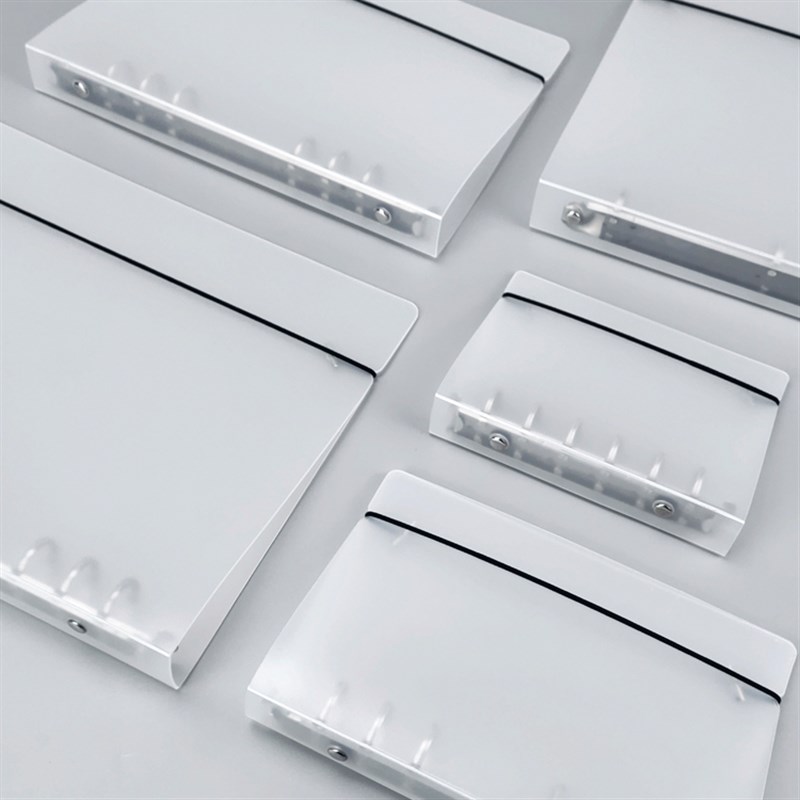 PP磨砂活页本外壳记事本文件资料收纳A4B5A5A6A7文具手账本定制