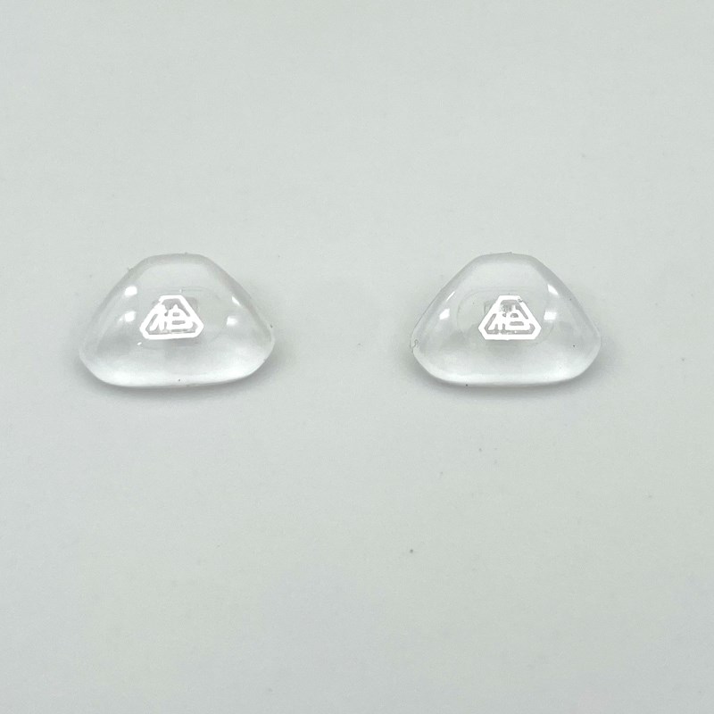 O/PACK1柏棋眼镜鼻托原装通用新款鼻垫硅胶医院同送螺丝刀