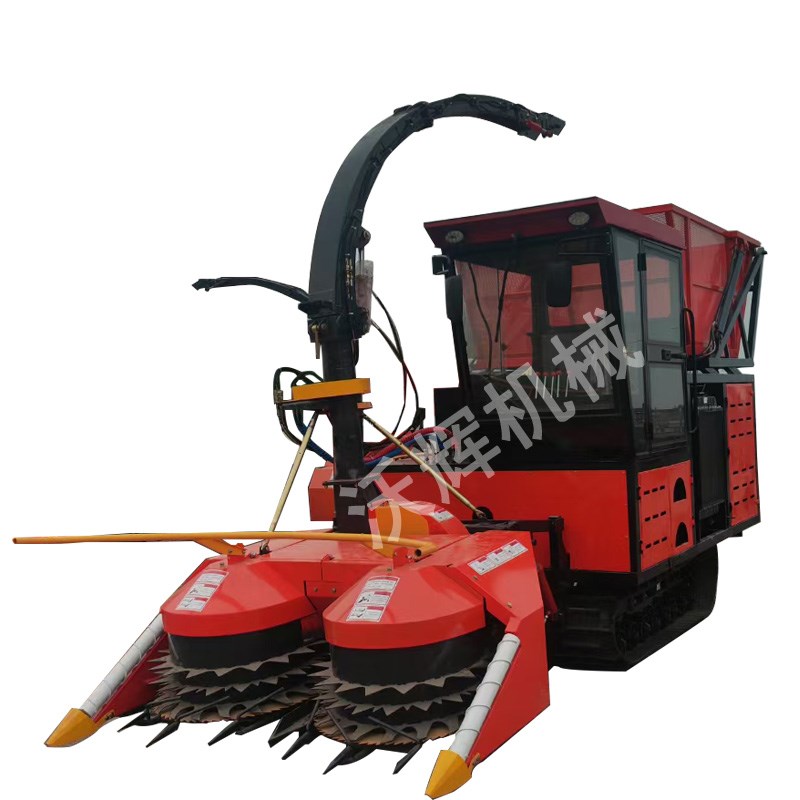 履带式圆盘青储机自走式稻草全自动青储机圆盘牧草收割机青储机
