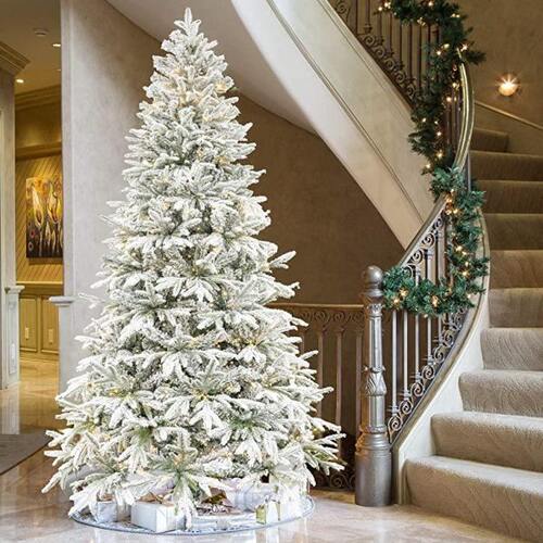 1.8米植绒落雪圣诞树1.5米1.2米圣诞节装饰大型家用场景布置摆件