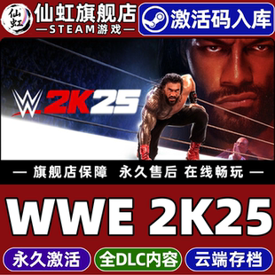 Steam正版WWE 2K25 激活码CDKey入库全球区国区 全DLC模拟体育摔角 角色自定义 拟真沙盒 无联机电脑PC游戏