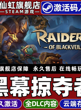 Steam正版黑幕掠夺者 激活码CDKey入库全球区国区Raiders of Blackveil全DLC电脑PC动作类Rogue轻度Rogue游戏