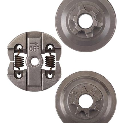 2500毛竹锯离合器6齿被动盘12寸小型汽油锯配件伐木锯离合器总成