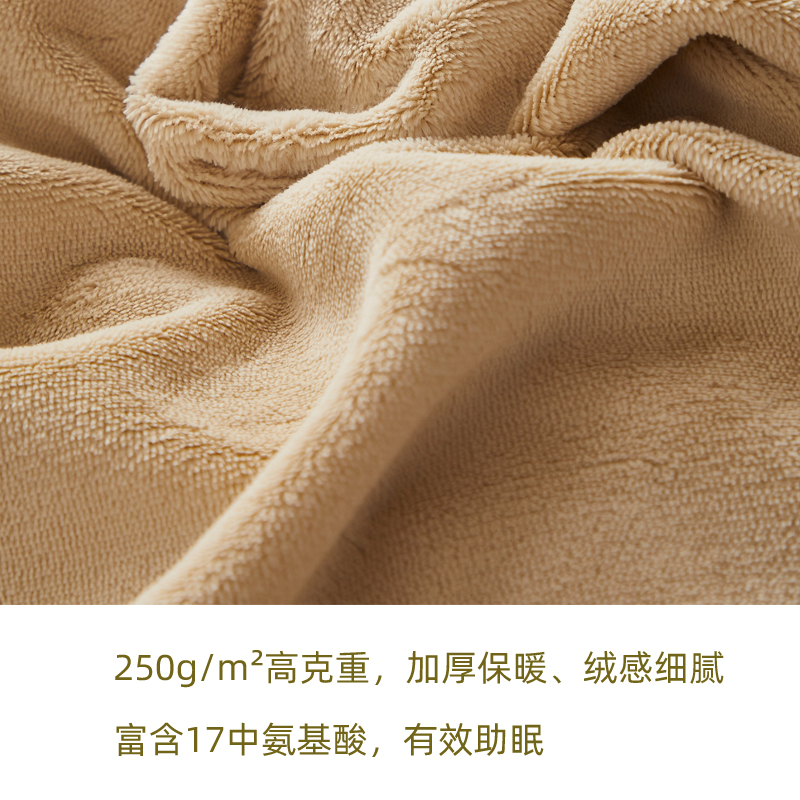 A类加厚牛奶f绒被套单件定制冬季保暖珊瑚绒特大号加绒纯色被罩