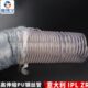 意大利IPL ZR伸缩比透明PU钢丝伸缩木工吸尘通风物料输送软管