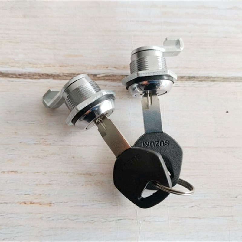 适用于摩托车配件 美太式子125边箱锁 GZ125HS边箱锁 尾箱锁