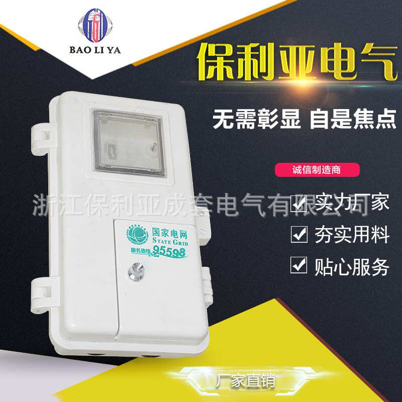 长期1大量箱电力箱电表双门小门位电表户单相一表带