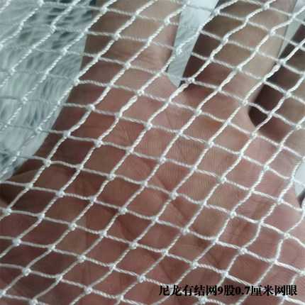 定制尼龙网渔网片拉网养殖抬网隔断清塘网捕鱼网沉网养鱼网箱鱼网