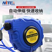 20m自动伸缩卷管器PU夹纱管气鼓风管收缩式 15m 汽修 10m 米特8m