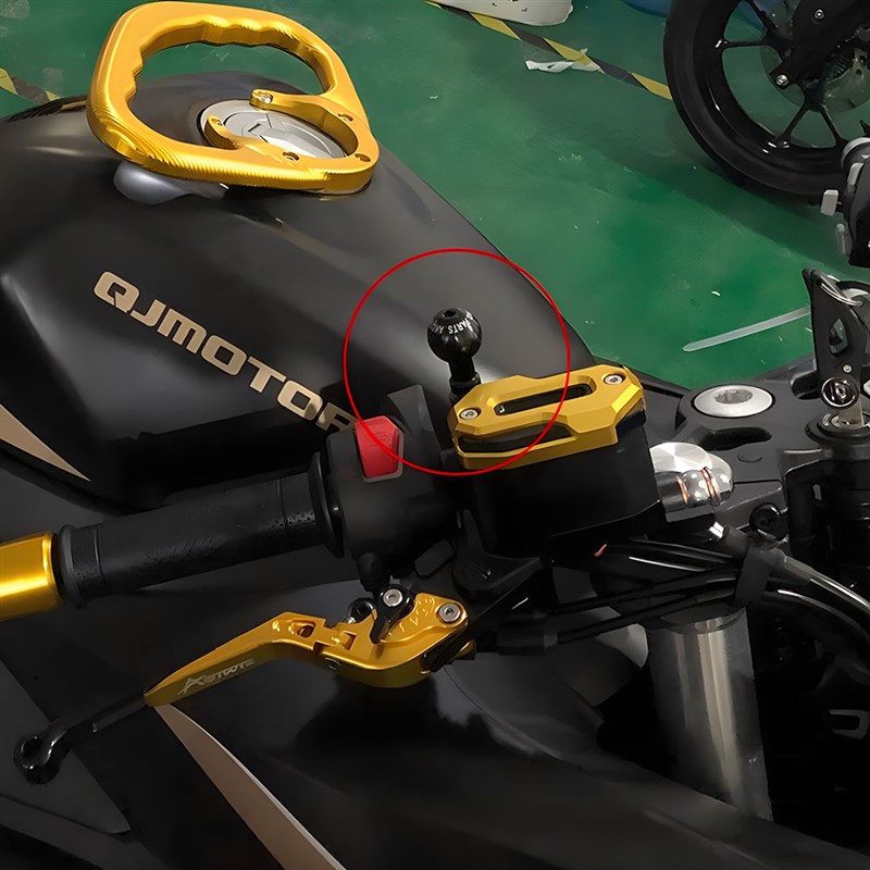 适用 摩托车 无极 CU525 改装后视镜孔装饰螺丝堵头配件