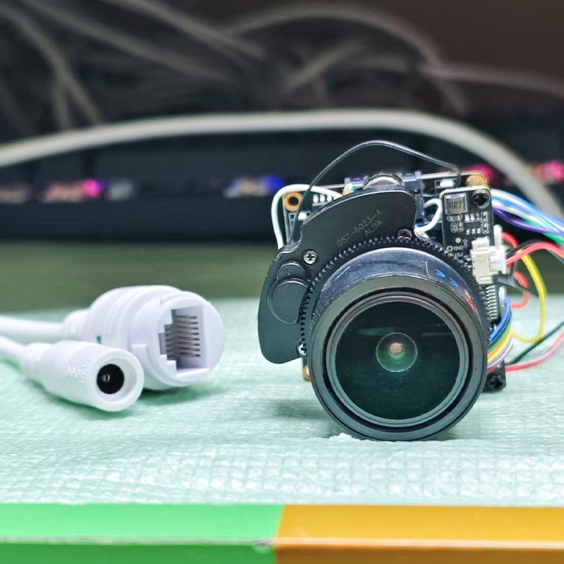 500万自动变焦摄像头模组超高清一体机室内网络POE五倍监控器机芯