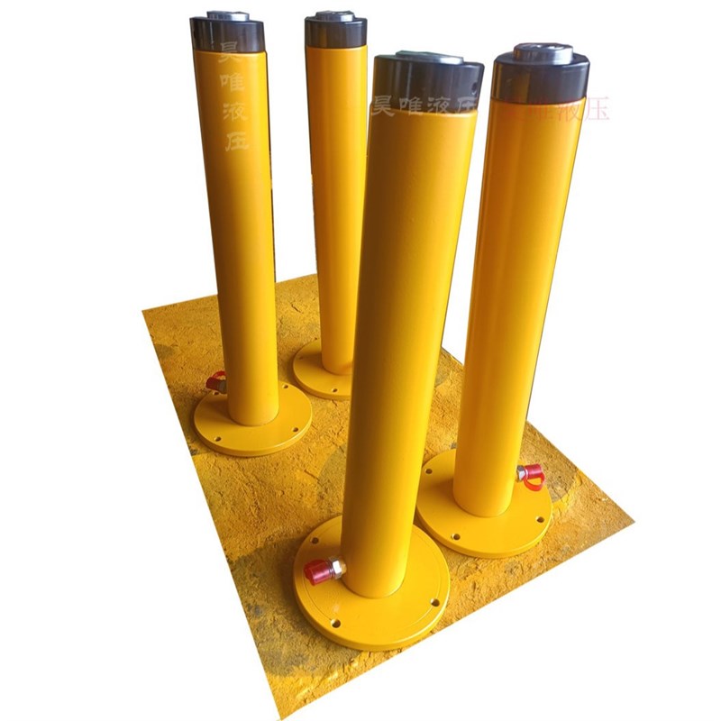 吊耳液压油缸 2米长行程建基工程电动液压油缸分离式液压起顶油缸