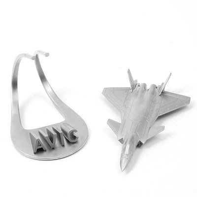 特尔博14cm歼20全合金战斗机j20隐形飞机模型珠海航展中航工业版