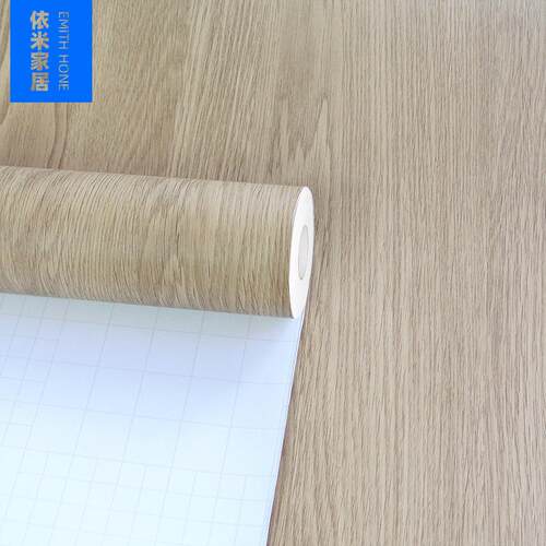 韩版PVC木纹贴纸自粘墙纸壁纸展柜家具翻新加厚导气槽贴膜HMD9061