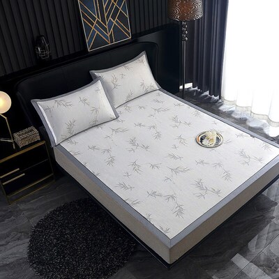 保罗彼得PL-L24308凉席三件套冰丝席套件竹韵冰丝席180*200cm