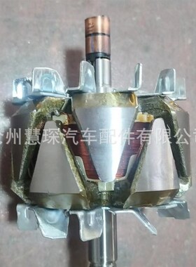 交流发电机转子总成24V60A包含轴承