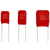 CBB电容CL21X聚酯膜电容100V563J 金属化薄膜电容 104J 683J 823J