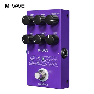 热销新品 M-VAVE Elemental Delay 数字建模延迟单块效果器