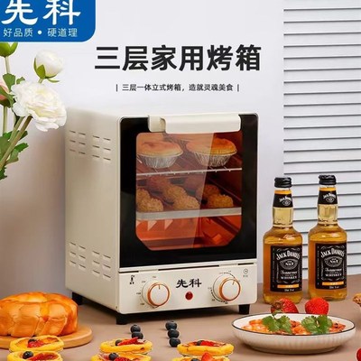 电烤箱家用12/22/48大容量烘焙蛋糕机全自动多功能商用烤出口Oven