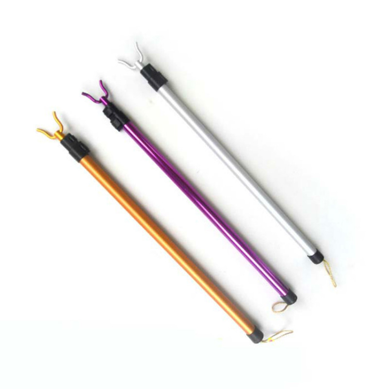 晾衣杆铝合金撑衣杆衣叉s杆晒衣竿伸缩取叉头挑衣杆架衣撑杆叉家