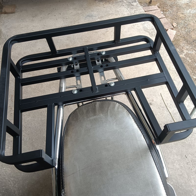 电动车货架外卖箱固定架摩托车包骑手装备送餐箱子底座托盘铁架子
