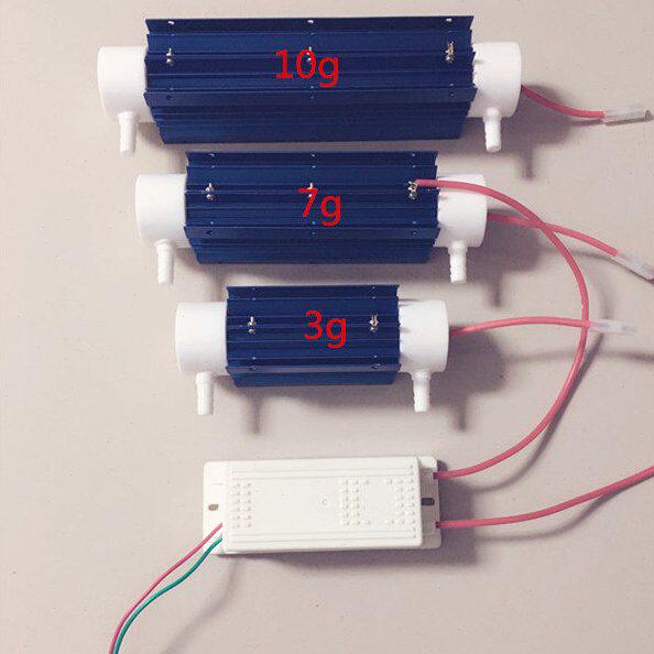 10G管式臭氧发生器 水处理 臭氧电源+石英臭氧管一套