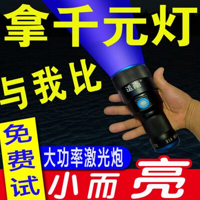 追雨新款夜钓灯蓝光防水USB灯头氙气超亮强光台钓大功率钓鱼灯