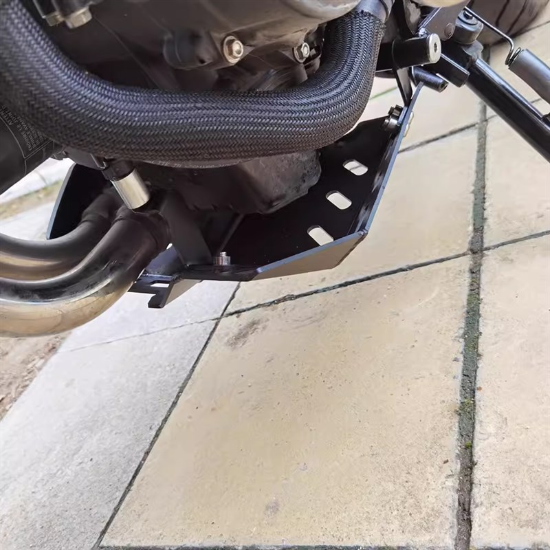 适合本田NX400 NX500改装发动机下护板底盘保护装甲保护板罩配件