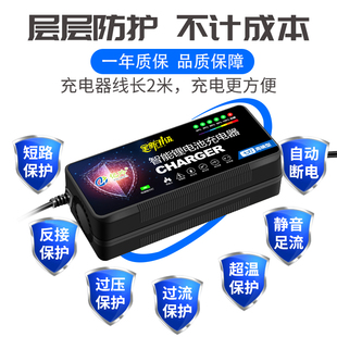 锂电池充电器48V专用自动断电58.8V3A电车29.4V2安九号新国标插头