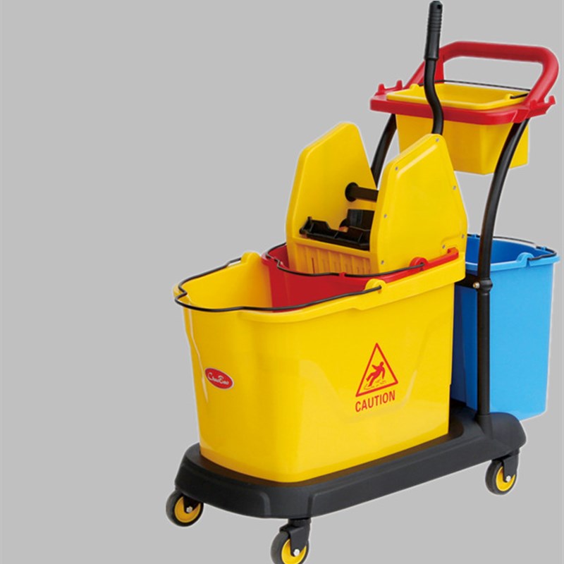 侧压式双桶榨水车榨o水桶拖把桶高级单桶墩布榨水桶拖把桶压水车