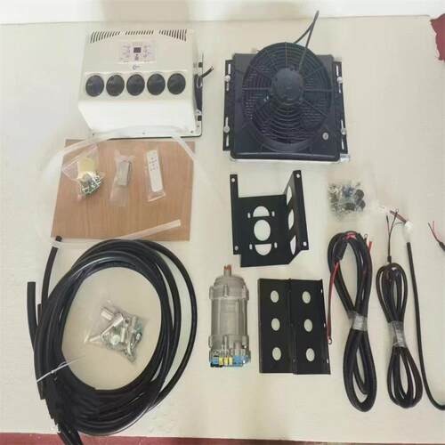 源头厂家隐藏分体驻车空调12v24v货车卡车轻卡隐藏式车载空调制冷