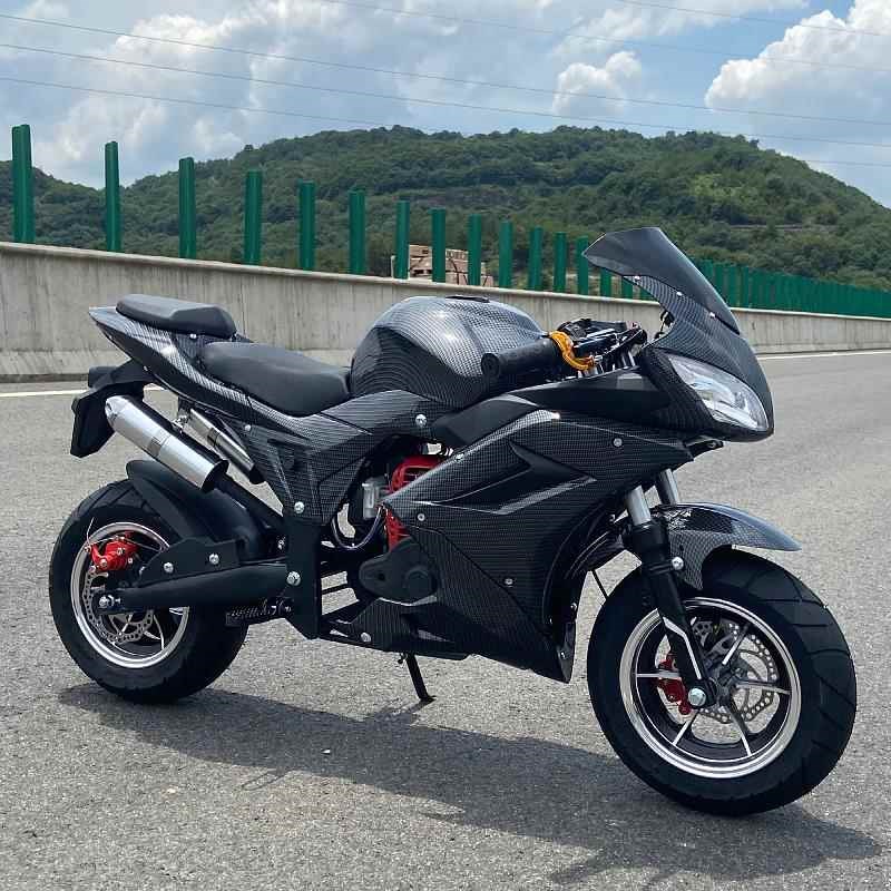 厚邦49cc四行程迷你小型机车儿童汽油燃油中型小跑车彷赛6-12岁