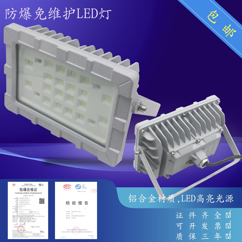 防爆灯 LED灯  防爆LED方形一体式灯 泛光灯 射灯 100W 200W 400W