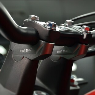 适用本田CB400F手把加高码改装CB400X NX400龙头车把增高后移座