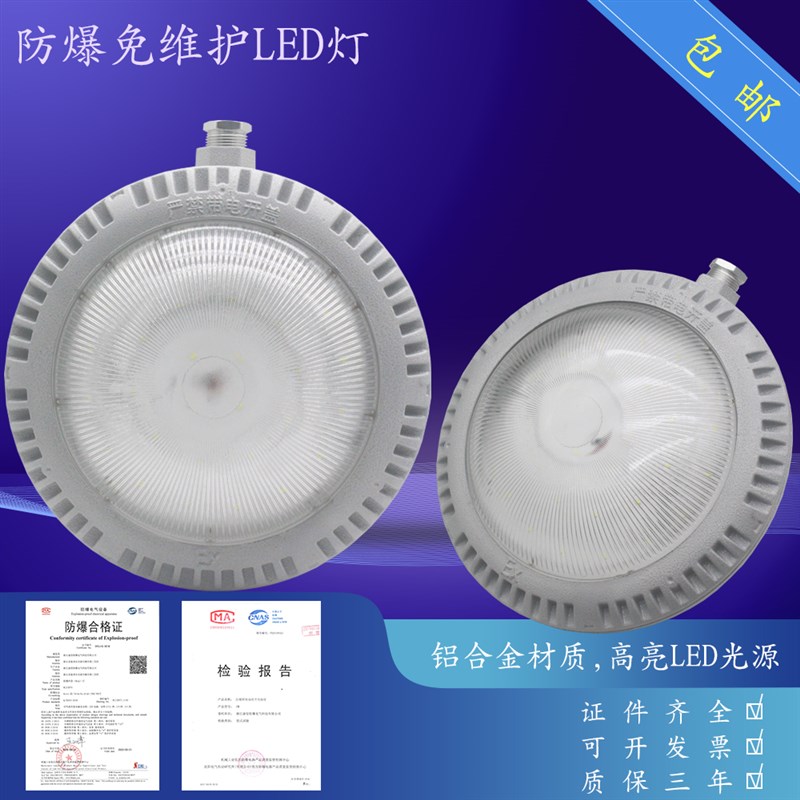 防爆吸顶灯 免维护LED照明灯 防爆环形LED灯可佩戴应急LED18W照明