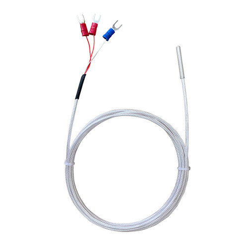 易驰pt100温度传感器滚口封装防水防油探头pt1000铂热电阻电热偶