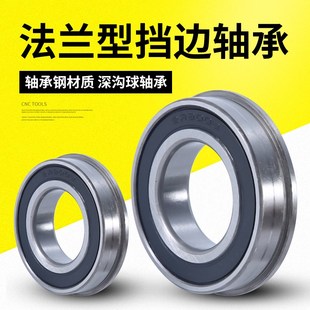 F6000 6004 6001 6003 6005 6002 电机专用带挡边法兰深沟球轴承