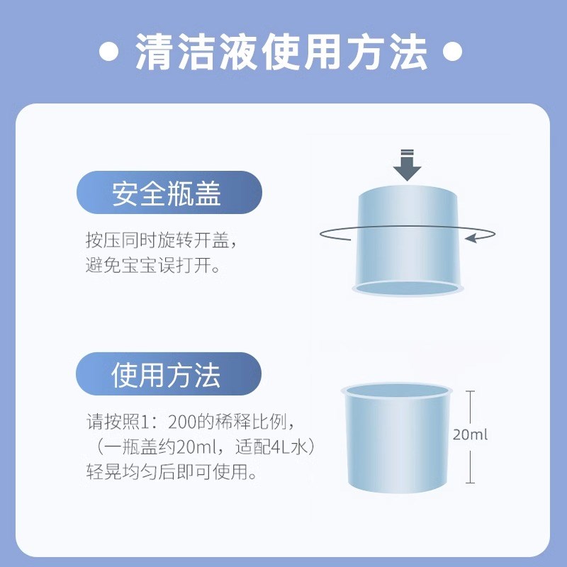 适配石头扫地机器人清洁液洗地机地面板g20/g10/T7S/P10PRO清洗剂