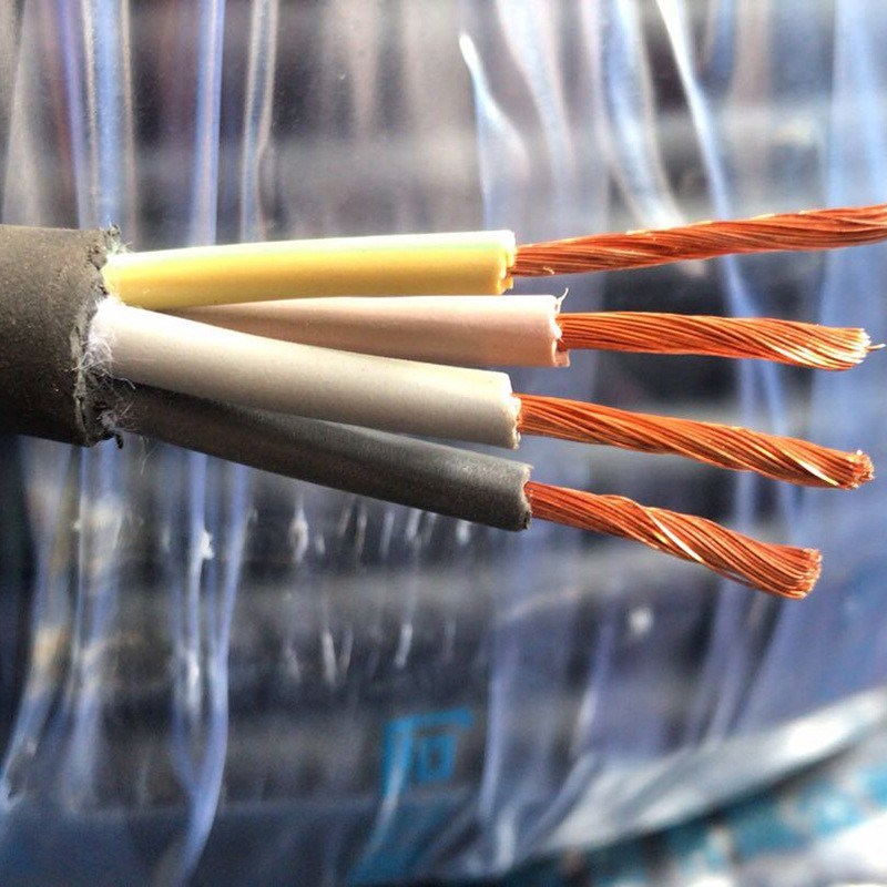 YC/YCW橡胶软电缆线纯铜芯橡套国标2/3/4/5芯10/16/25/35平方电线