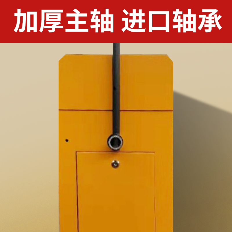 小区门禁起落杆升降杆手动道闸机手摇挡车器停车场直杠道闸栅栏机
