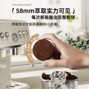 Stelang/雪特朗AC-517E咖啡机 意式全半自动家用小型奶泡研磨一体