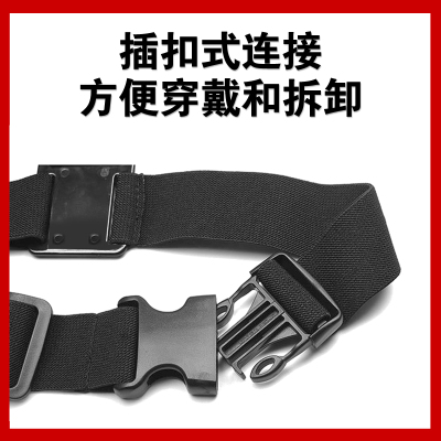 执法记录仪可调节肩带随身对讲机挂背带K绑带胸前佩戴固定带配件