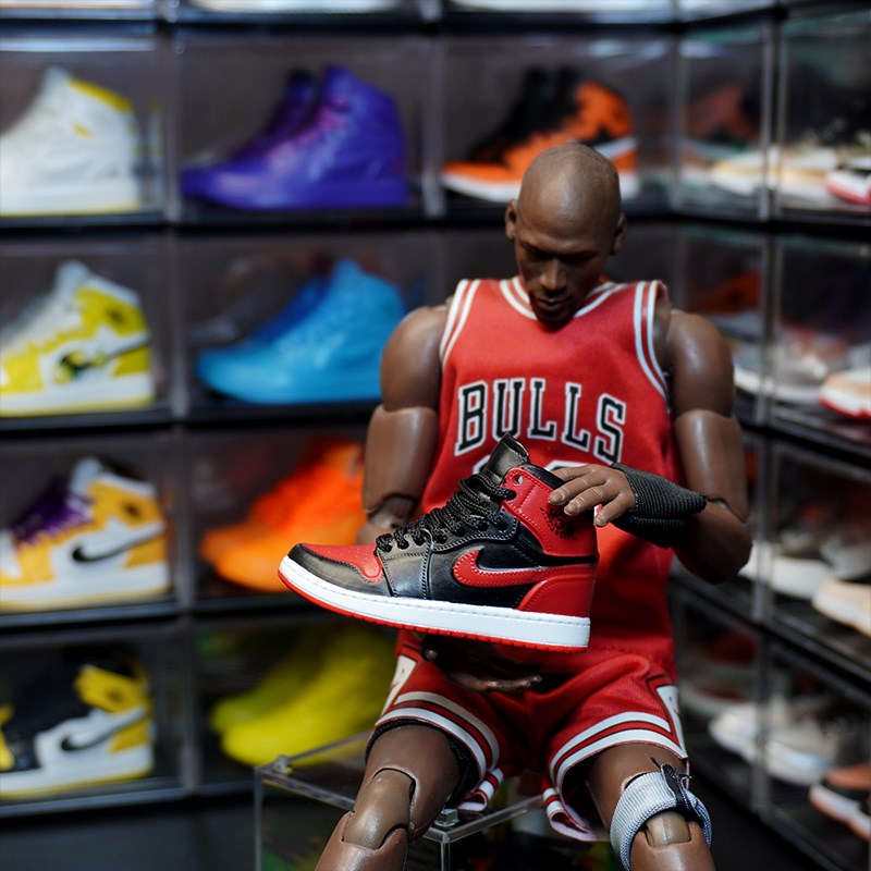 小球鞋1/6鞋子模型迷你手指鞋B墙手办全套玩具情侣男礼物汽车摆件