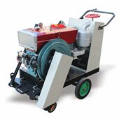 路面切割机Q100水冷柴油机 速切割深度可调金刚石锯片大容量水