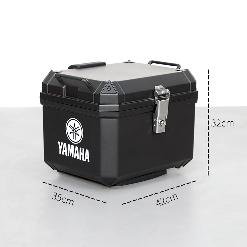 适用雅马a哈巧格(酷感黑)踏板摩托车后备箱大容量45L防水后尾箱