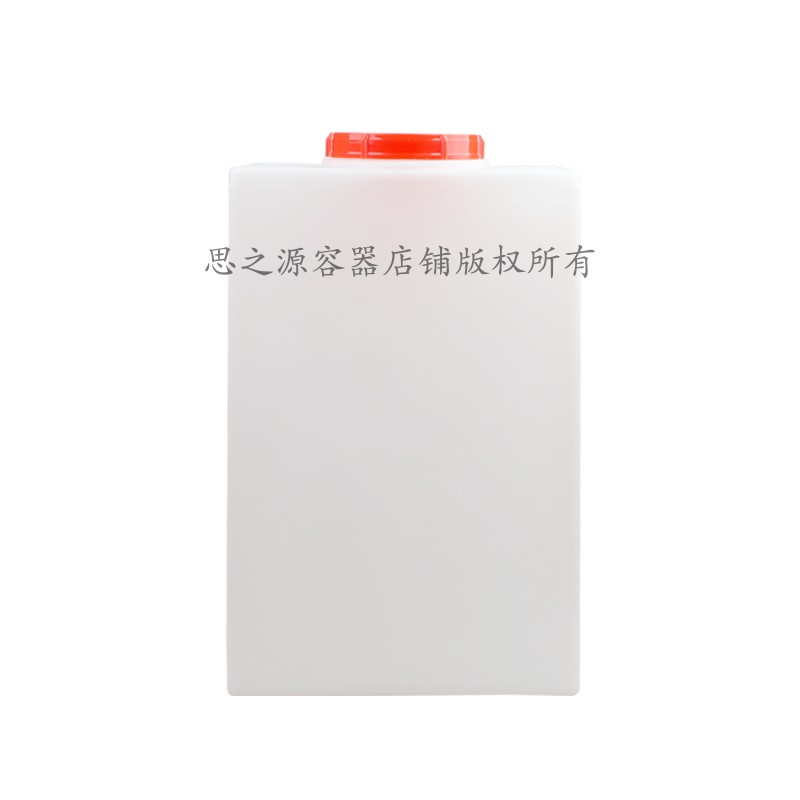 厂家直供18L带盖塑料方箱18升方形油桶牛津pe立式塑胶小桶黑水箱