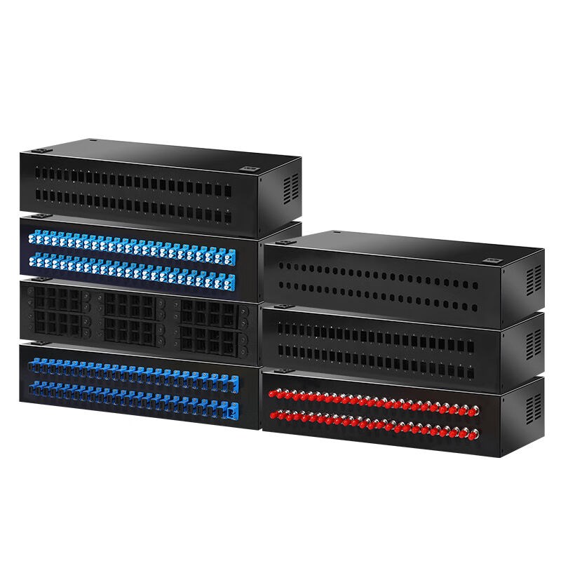 48口加厚终端盒空盒满p配单模多模SC/FC/LC熔纤熔接盒机架式加厚