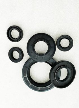 黑色丁晴双唇骨架油封  TC 57 75*121*17 13    57 100*121*10 13