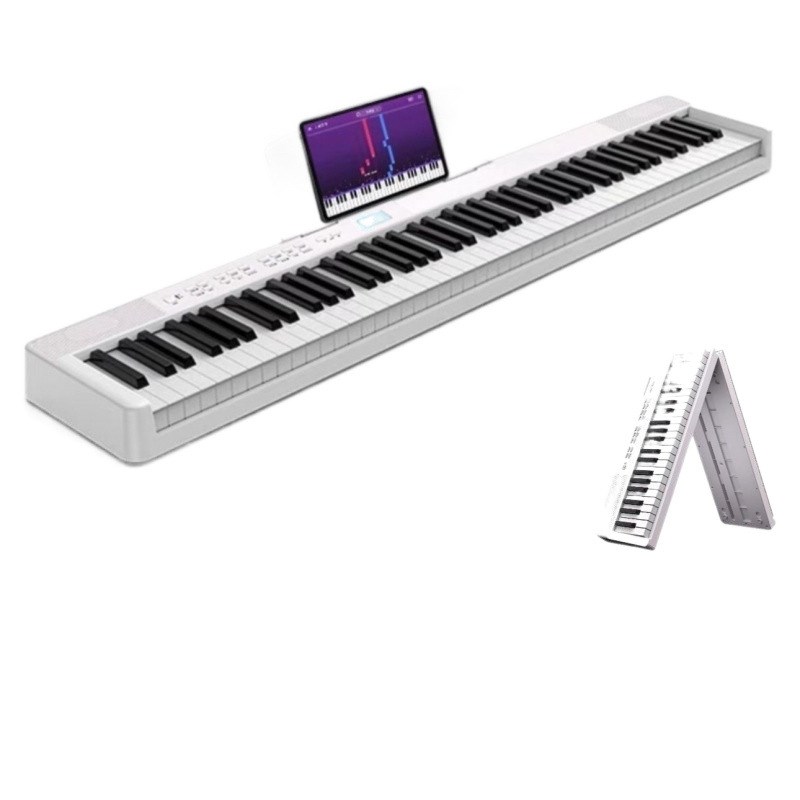 便携式折叠电钢琴88键电子y琴学生成年初学者幼师考级专业家用